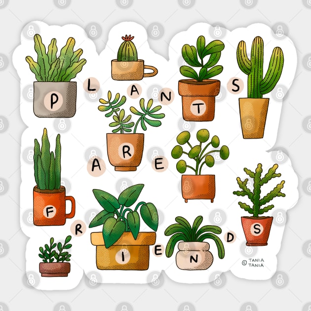 Plants Sticker by Tania Tania